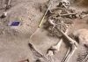 Tais avastati inimese hiiglaslik skelett - hiiglane tapeti hiiglaslikult