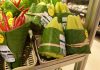 Musa sapientum fixa est in packaging Thai Supermarket utitur relinquit ne plastic